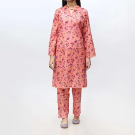 2PC- Printed Cambric Suit PS4212