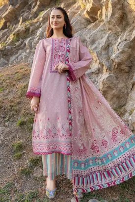 3PC Printed Unstitched Lawn Suit KLA-2762