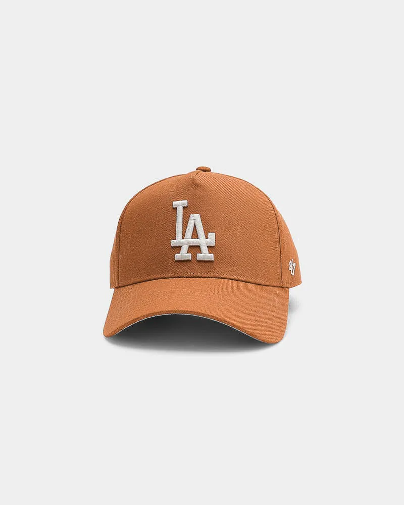 Los Angeles Dodgers Burnt Orange MVP DT Snapback Hat by 47 Brand