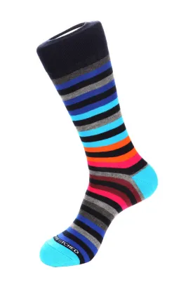 7 Color Stripe Sock