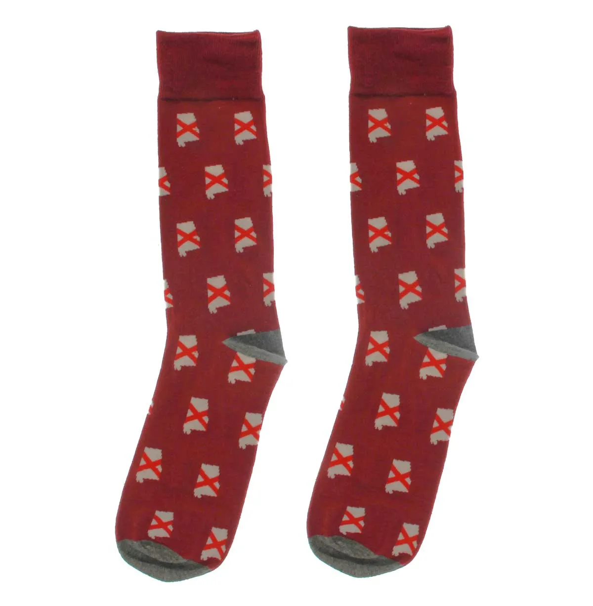 Alabama State Flag Unisex Socks, UA or AU colors