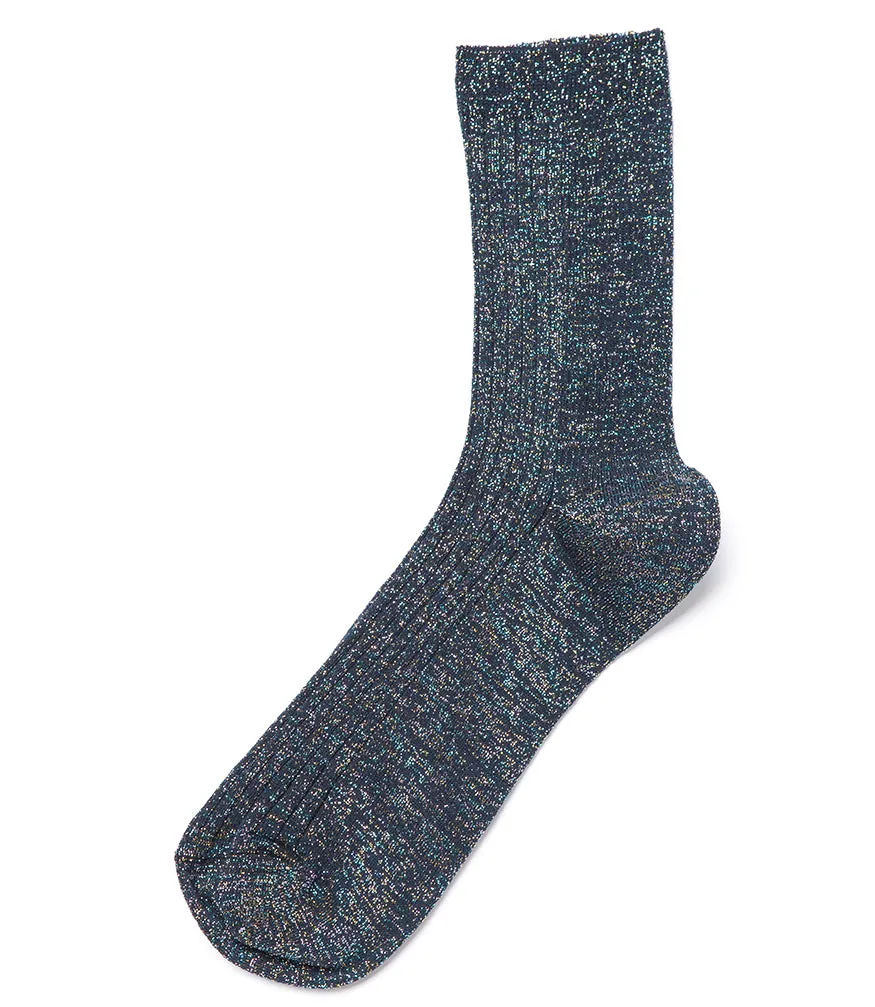 Alto Milano Blue Zoe Short Socks