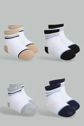 Assorted Ankle Socks For Baby Girls (Pack of 4)