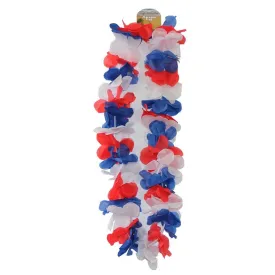 Aussie Lei Blue, White & Red