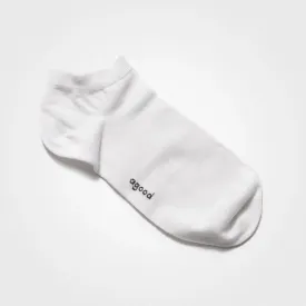 Bamboo Ankle Socks Unisex 5-Pack, White