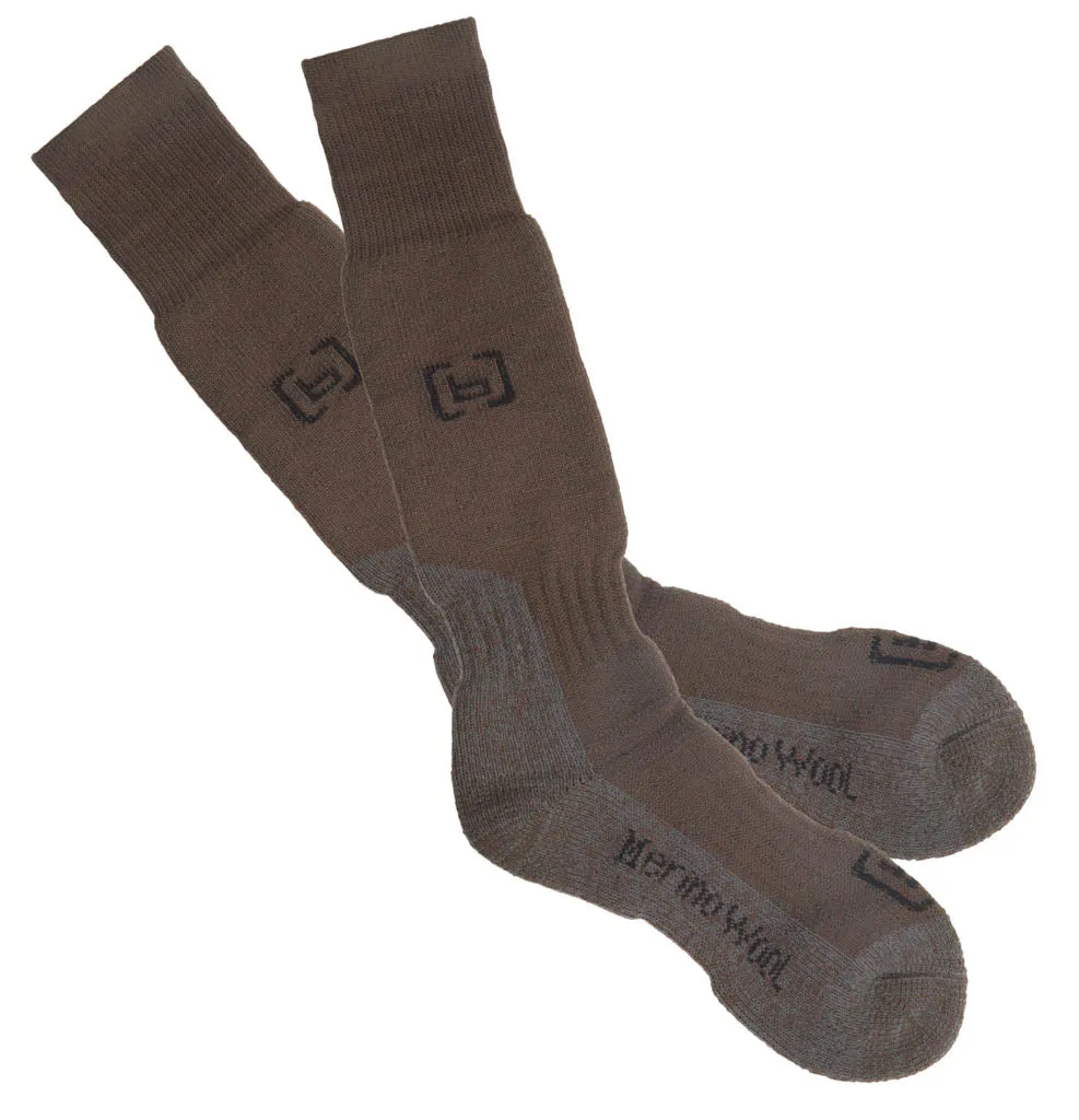 Banded Merino Wool Heavyweight Knee Length Sock