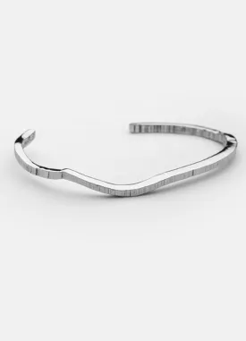 Bangle | Chêne  | Raw Cuff  | Polished Steel