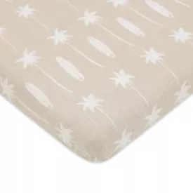 Beach Bum Muslin All-Stages Midi Crib Sheet