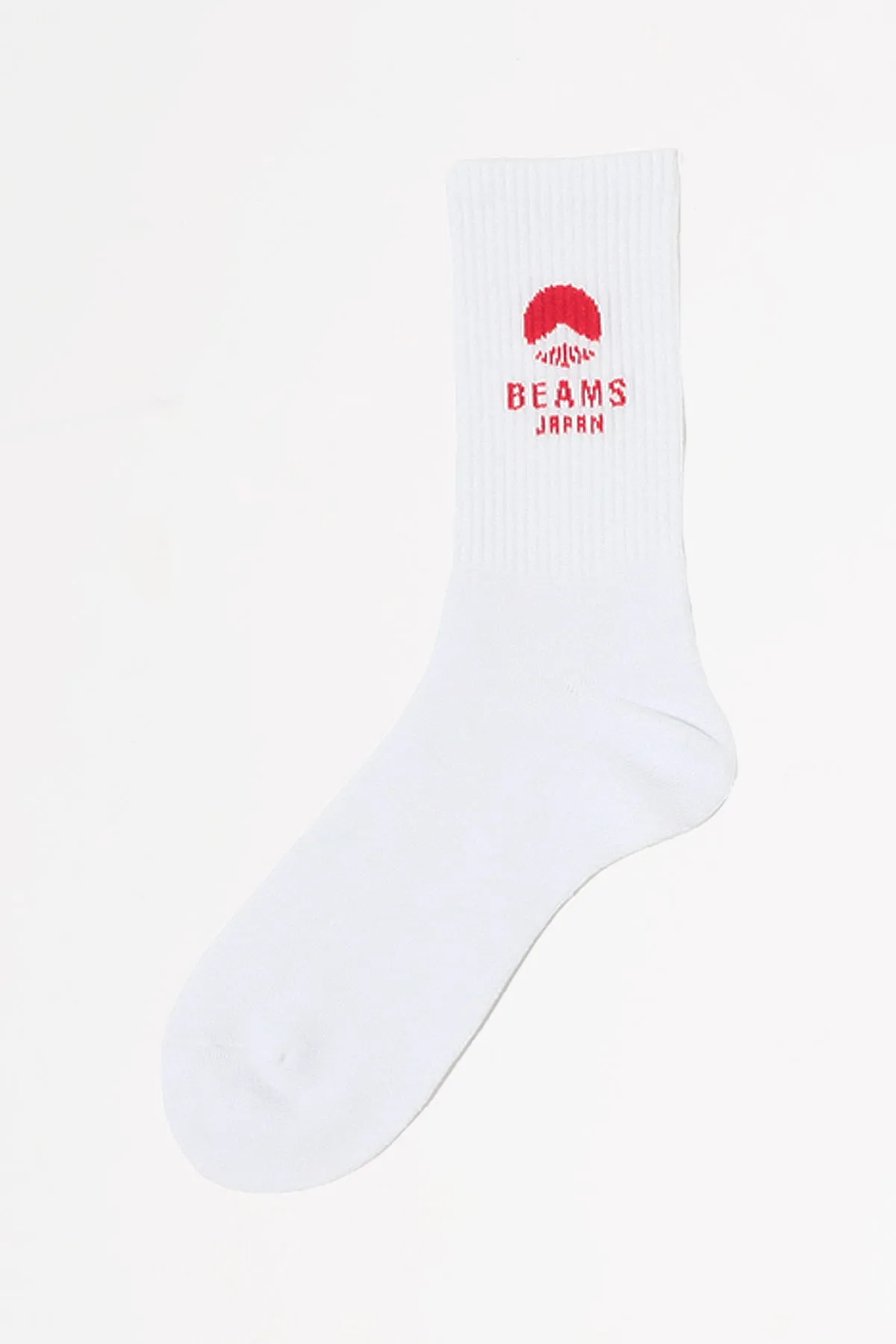 Beams Logo Socks - White/Red