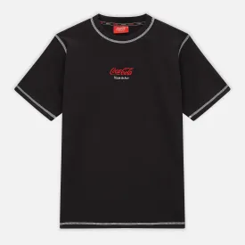 Black Vela Embroidered T-shirt