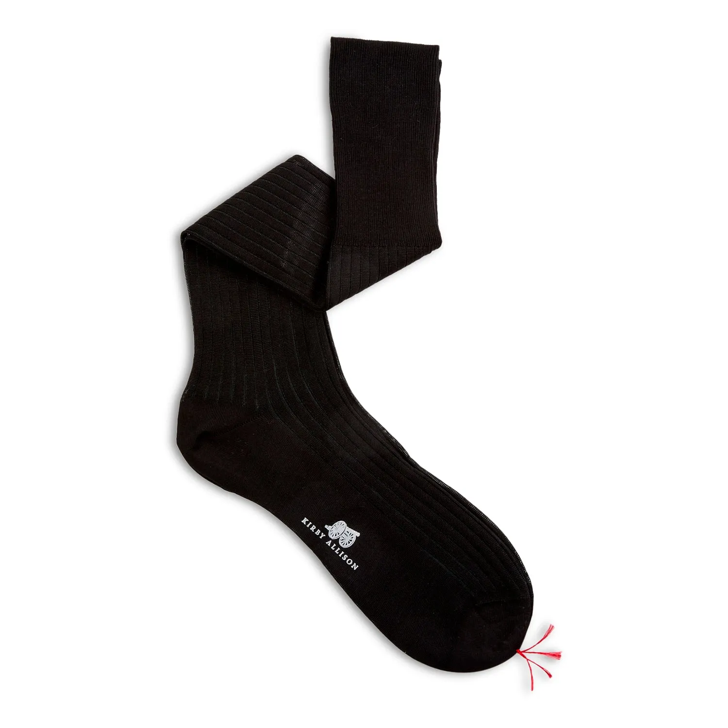 Bresciani OTC Contrasting Rib 100% Cotton Socks