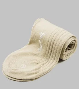 Bryceland's Wool Socks Beige