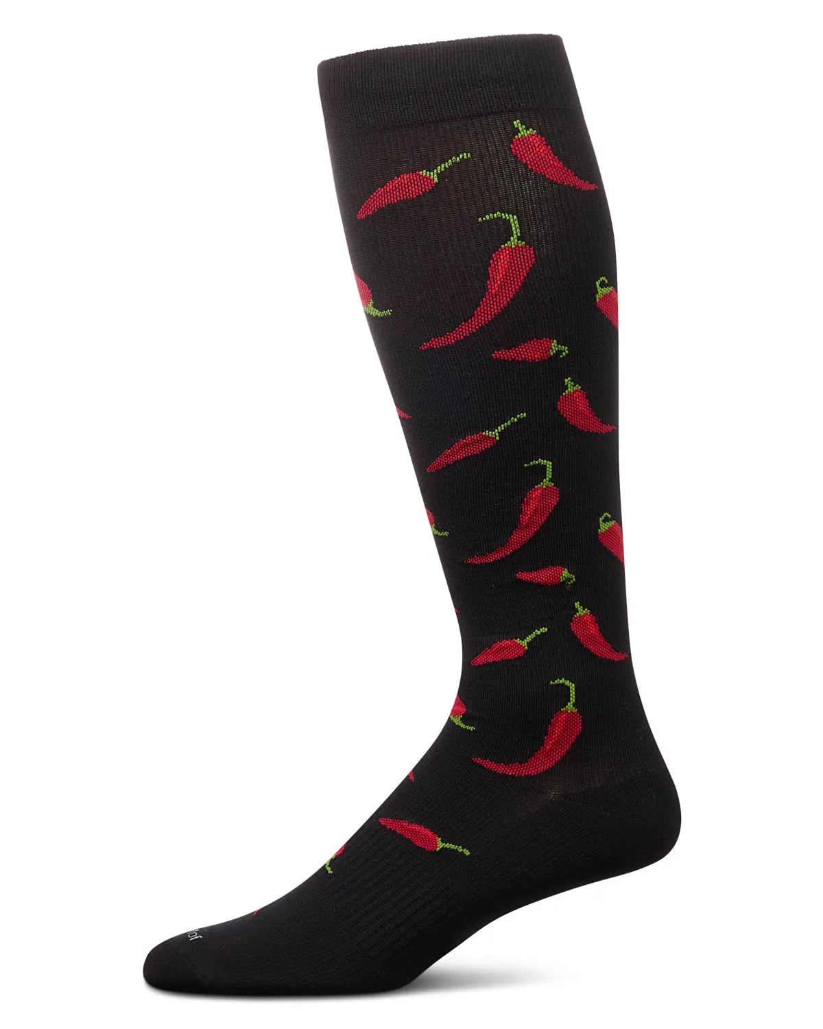 Chili Pepper 8-15 mmHg Graduated Cotton Compression Socks