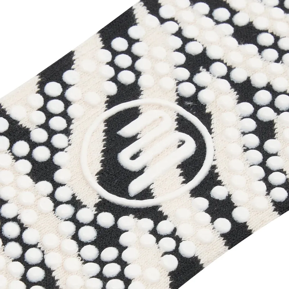 Classic Low Rise Grip Socks - Monochrome Swirl  (Barre / Pilates)