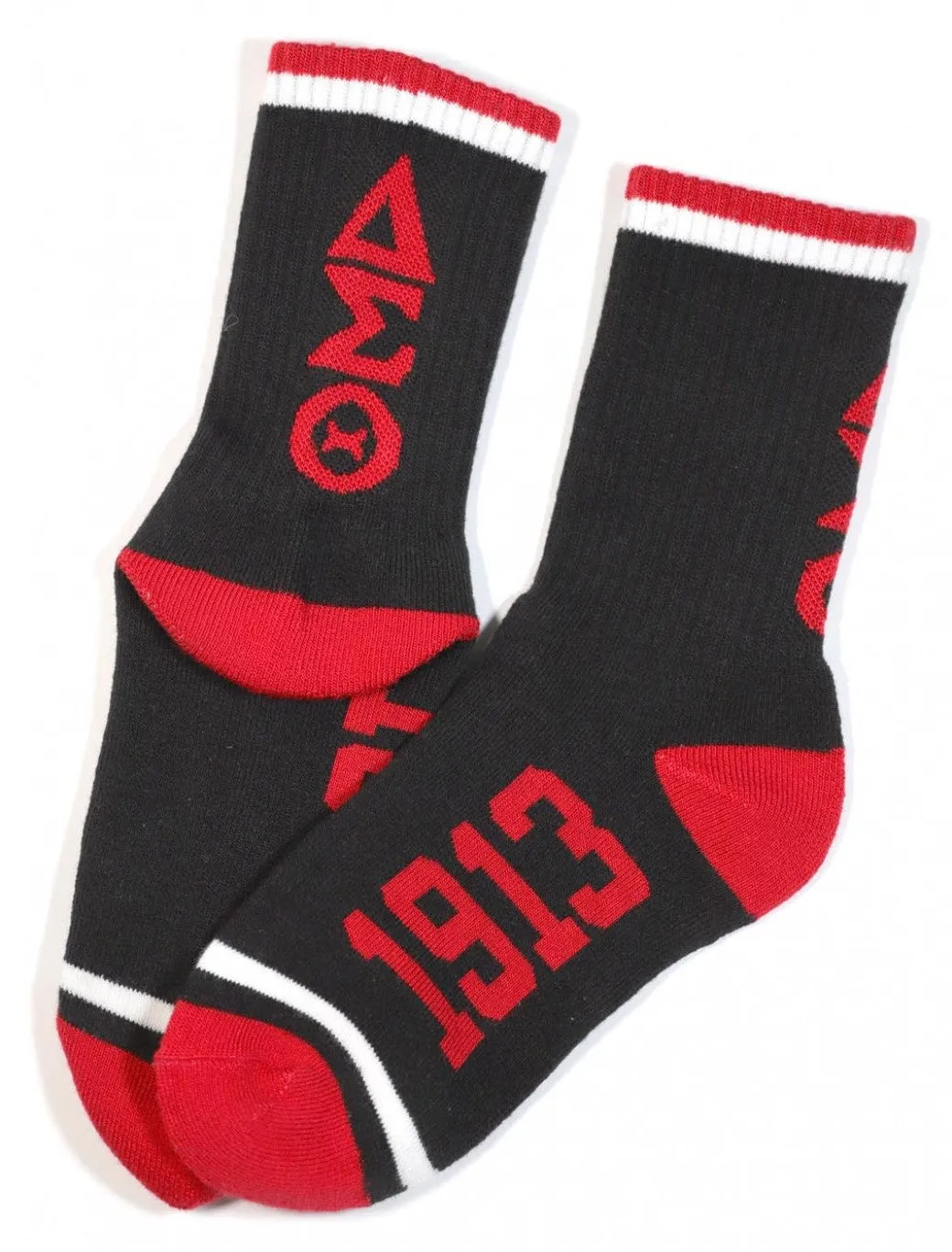 Delta Sigma Theta M4 Socks Black