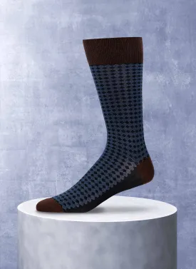 Diamonds Sock in Navy DIPEDARIUS®