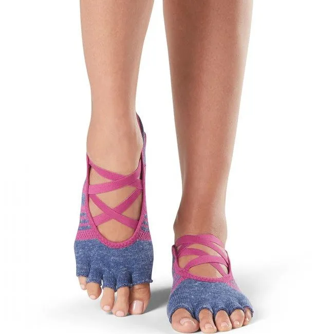 Elle Half Toe - Grip Socks (Barre / Pilates / Yoga)