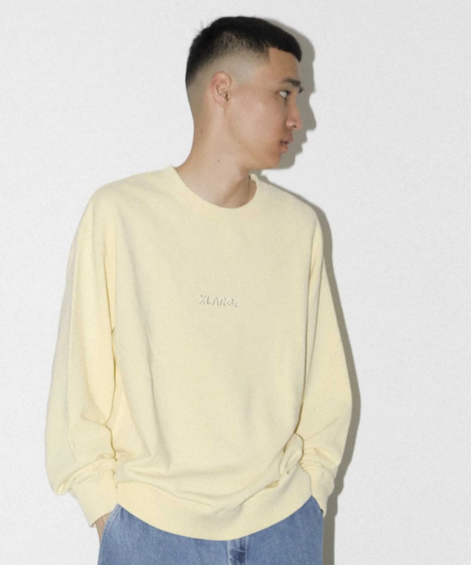 EMBROIDERY STANDARD LOGO CREWNECK SWEAT 2