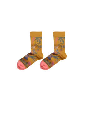 floral socks