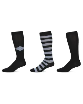 Girl's 3 Pair Pack Soft Stripe Knee High Socks