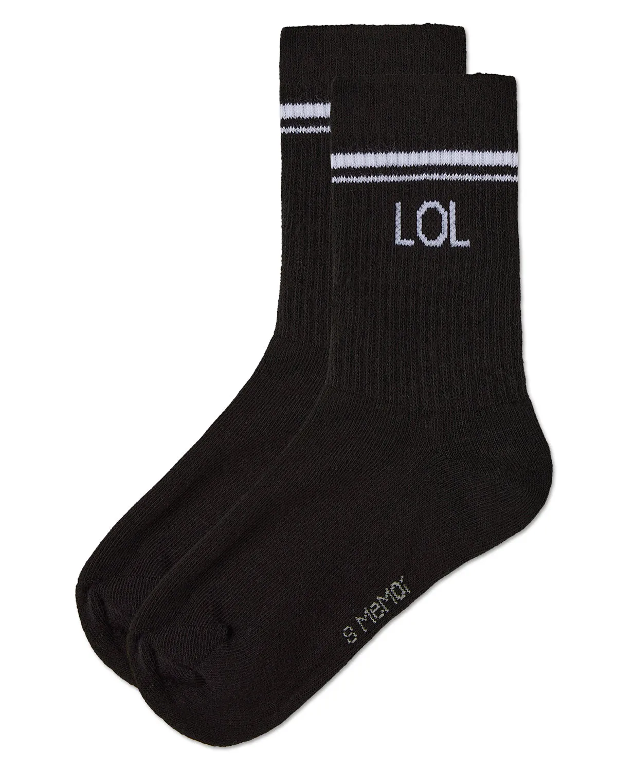 Girl's LOL Athletic Crew Socks