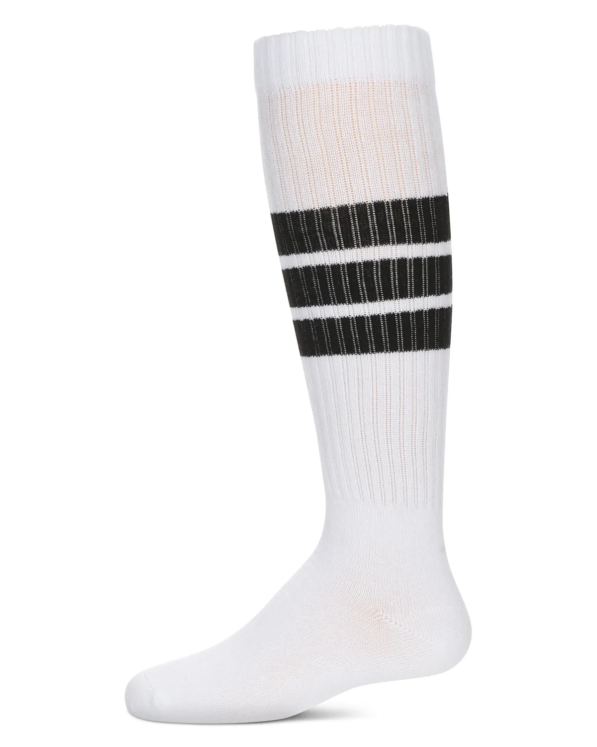 Girls' Triple Stripe Knee High Socks