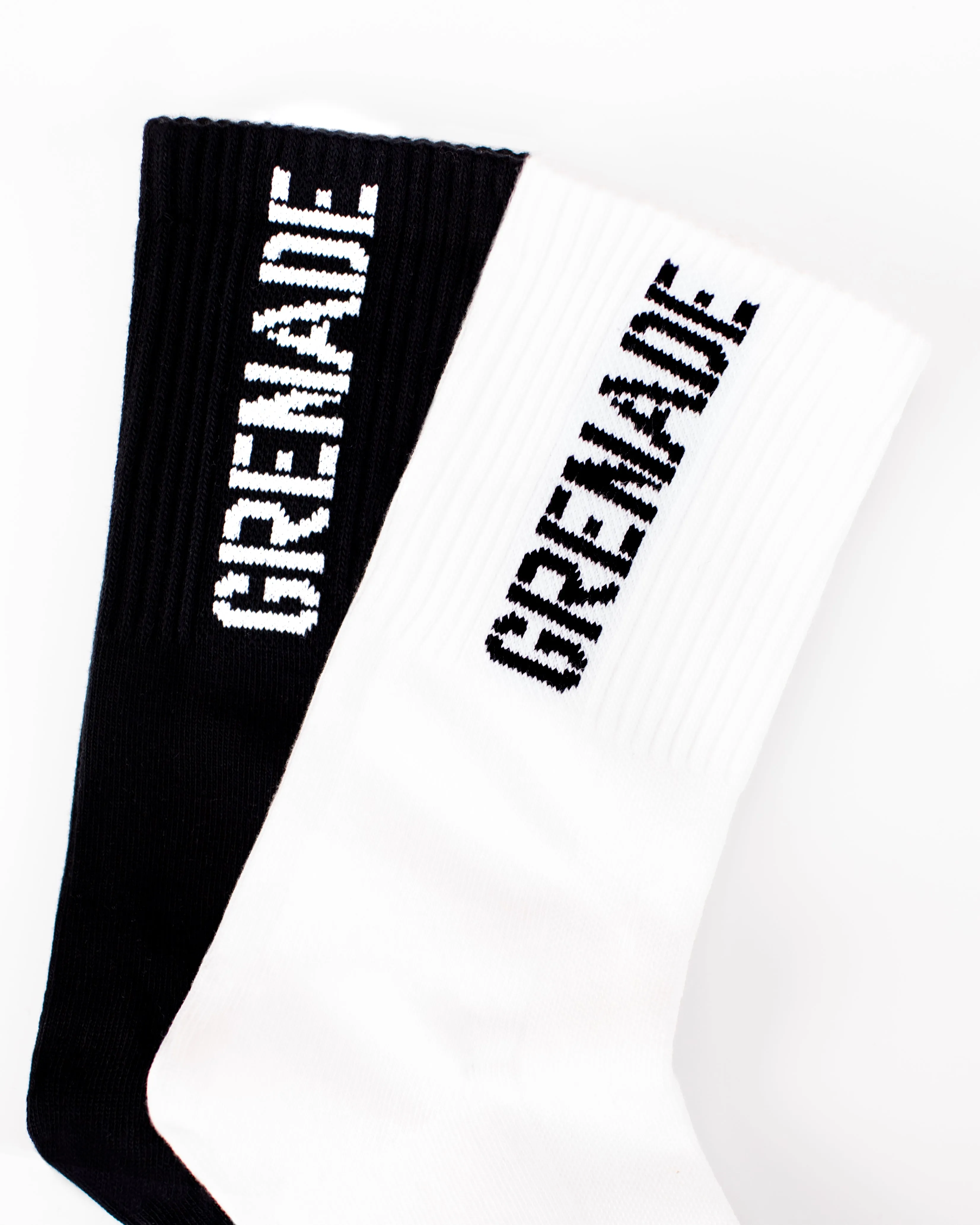 Grenade Socks 2pk - Black / White