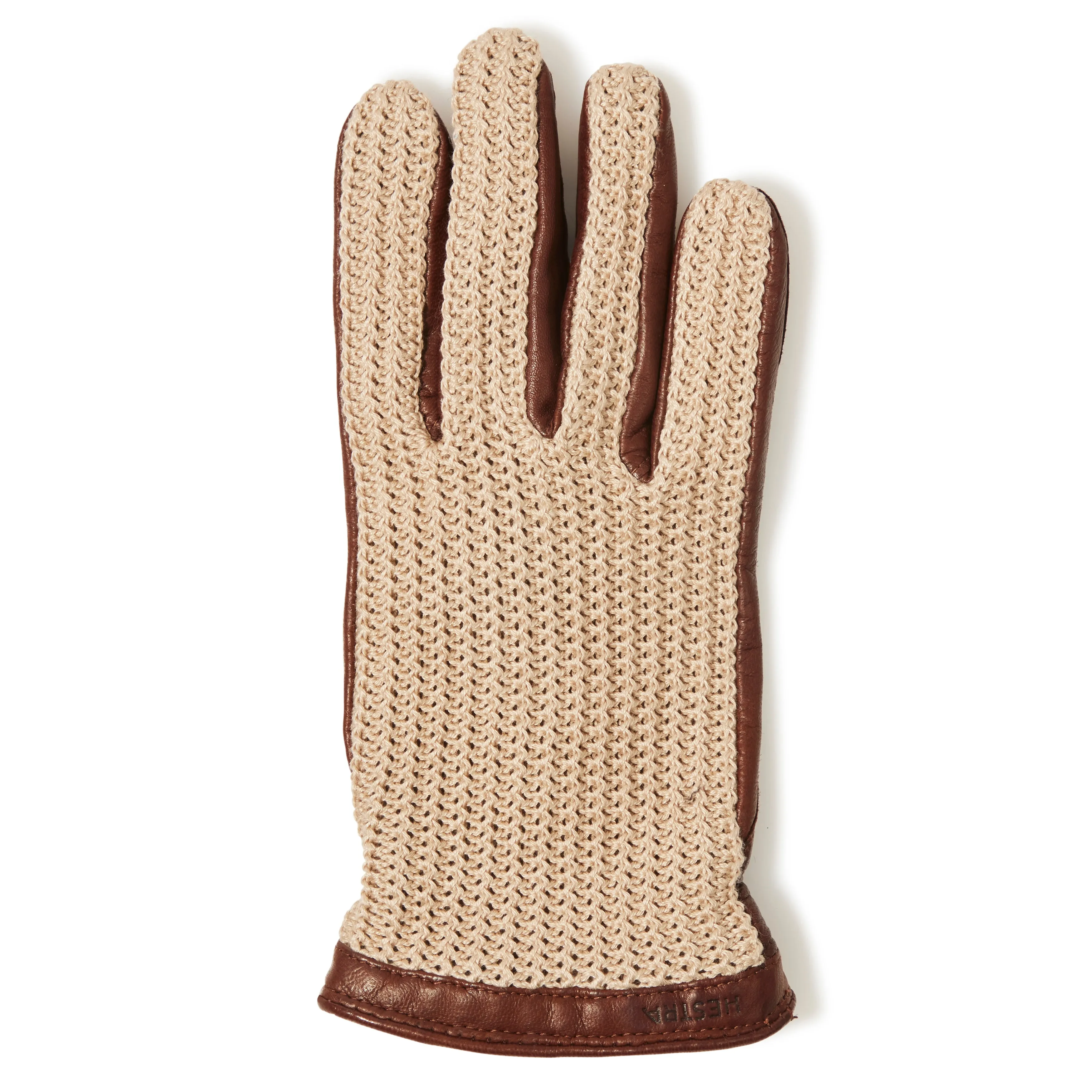 Hairsheep/Cotton Crochet Wool-lined Gloves