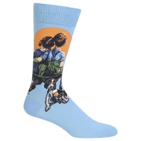 Hot Sox Norman Rockwell Little Spooners Socks