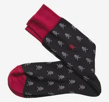 JOHNSTON&MURPHY Skull & Crossbones Socks