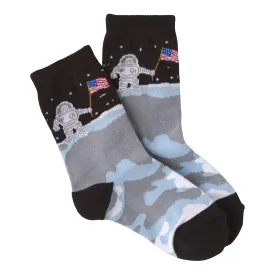 K Bell Kids American Made Man On The Moon Socks