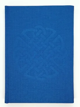 Linen Notebook with Dara Celtic Knot