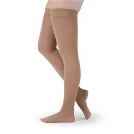 Medi Assure 20-30mmHg Closed Toe Thigh Length W/Beaded Silicone Top Band - Petite