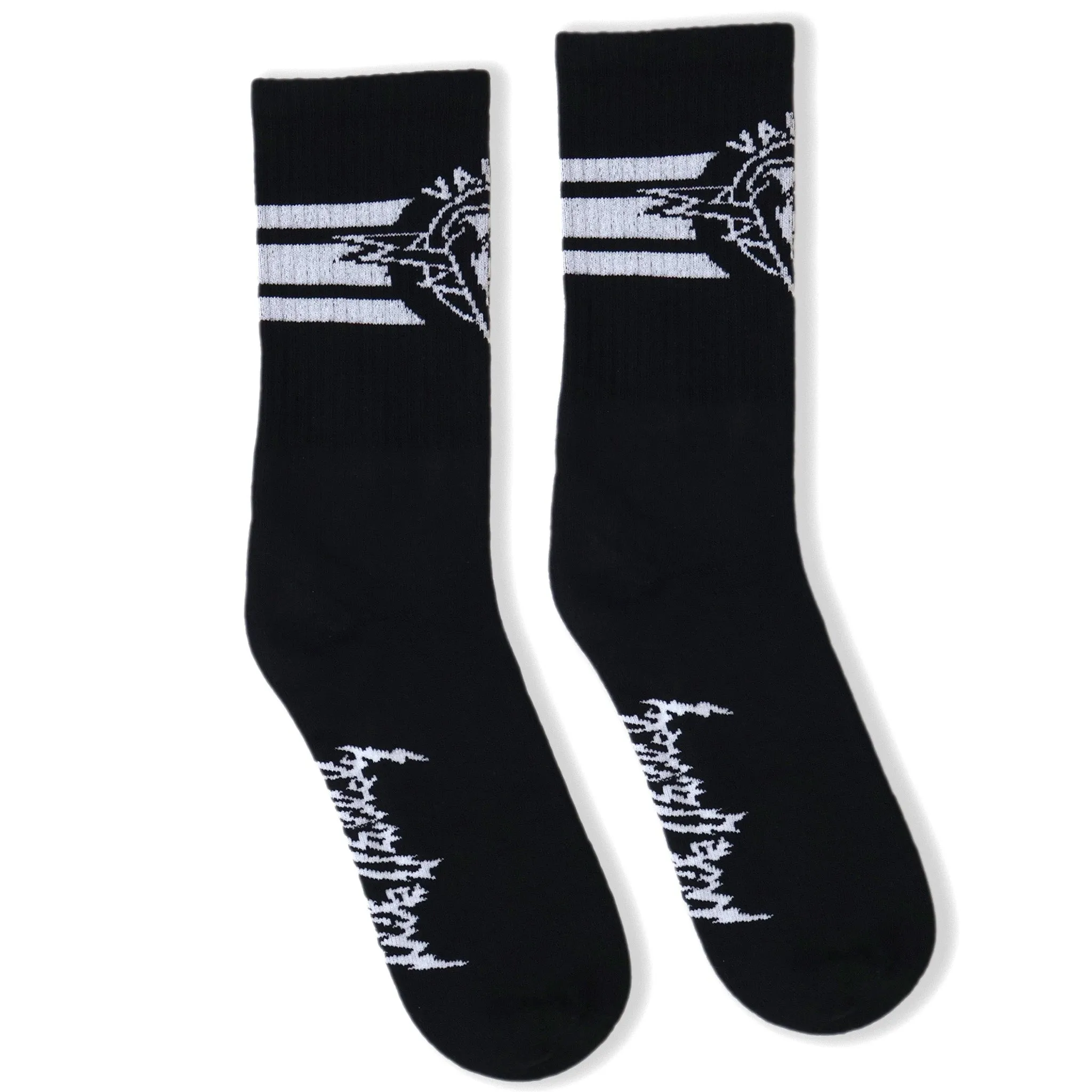 Mike Vallely x Dirty Donny Collaboration Crew Socks | Black