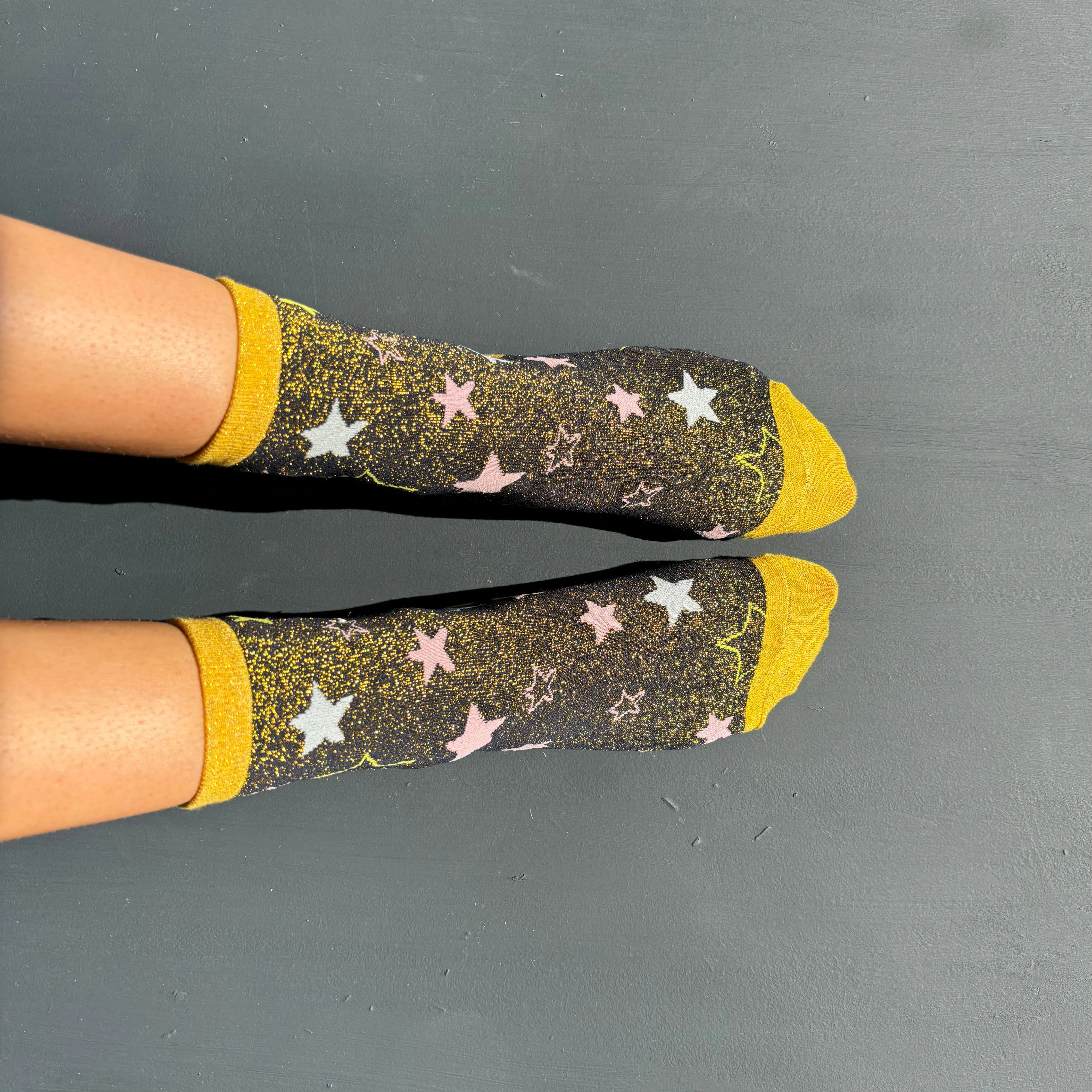 Moomin Star Glitter Socks