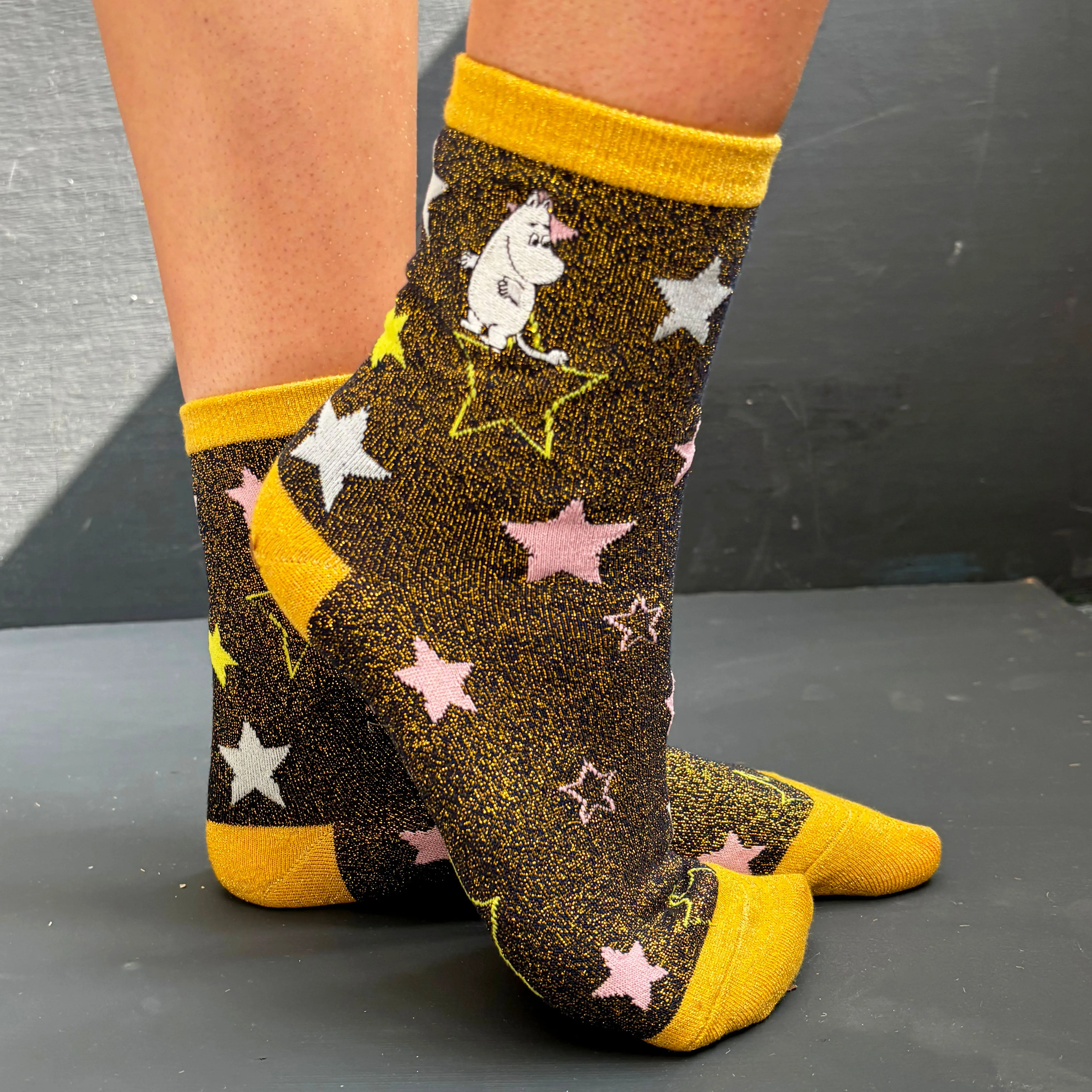 Moomin Star Glitter Socks