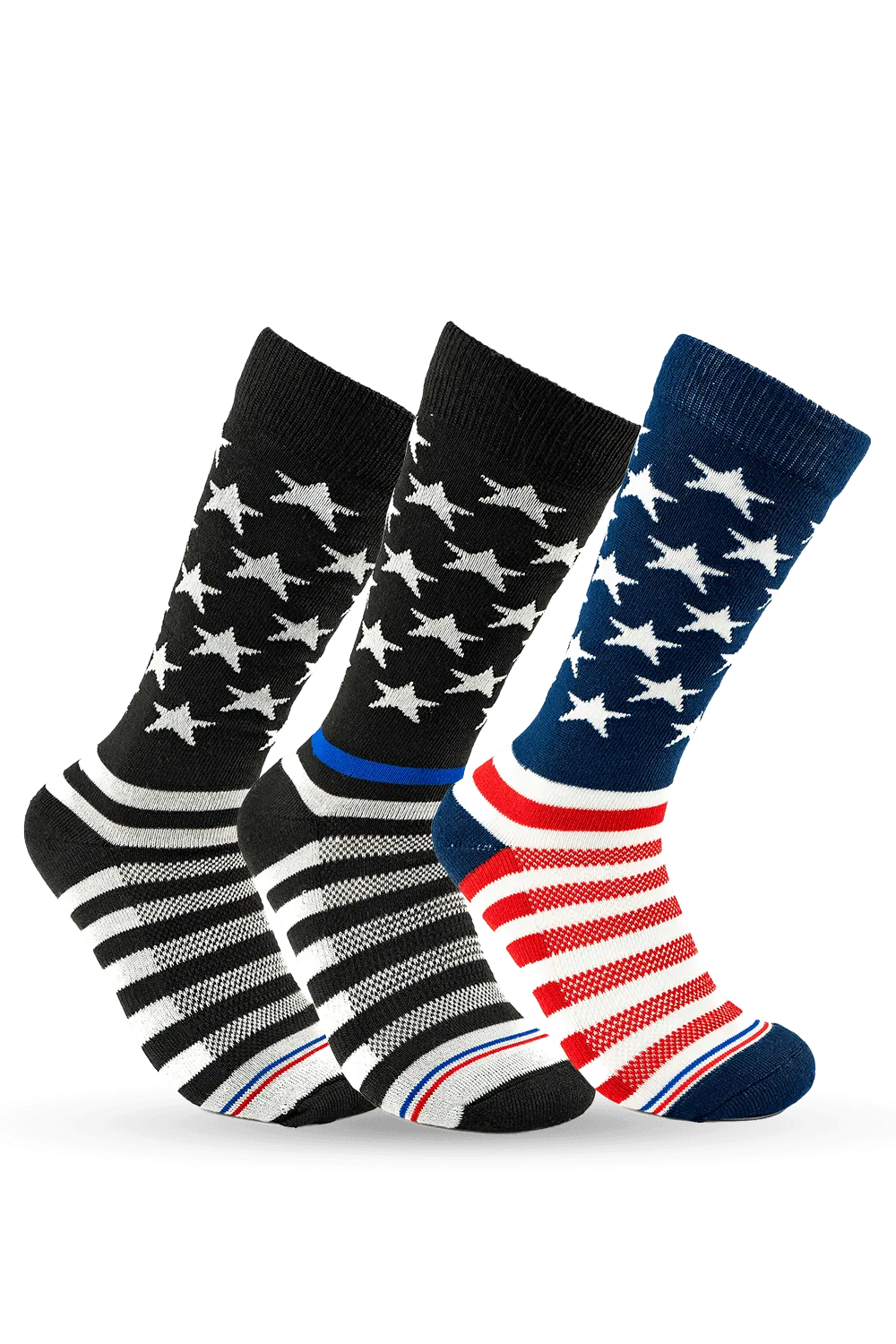 Patriotic TBL 3-Pack Bundle Crew Socks