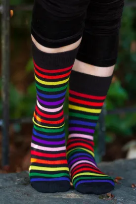 Rainbow Brights Crew Socks