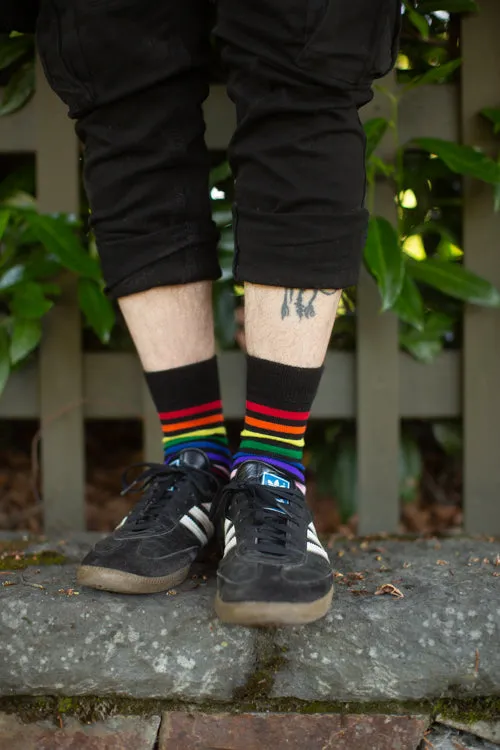 Rainbow Brights Crew Socks