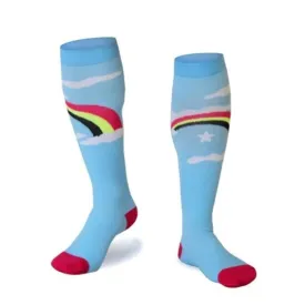 Rainbow Cloud Knee High (Compression Socks)