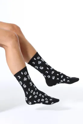 Recalculation Socks Black