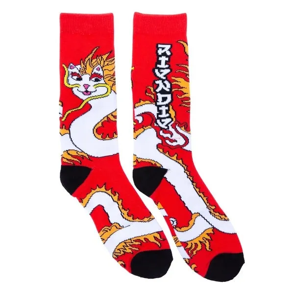 Rip N Dip Dragonerm Socks (Red)