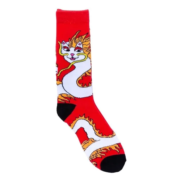 Rip N Dip Dragonerm Socks (Red)