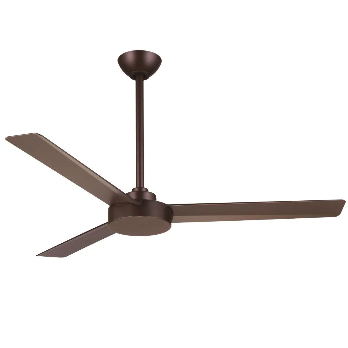 Roto 52" Bronze Ceiling Fan with Wall Control