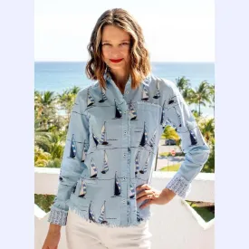 Sail Boat Fringe Shirt