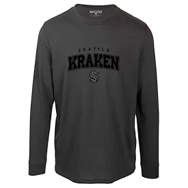 Seattle Kraken Red Eye Primary Team Arch Long Sleeve Tee