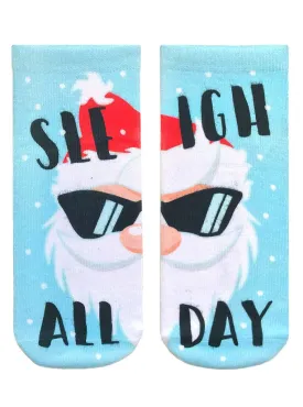 Sleigh All Day Living Royal Socks