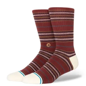 STANCE Butter Blend Crew Socks- Wilfred Maroon