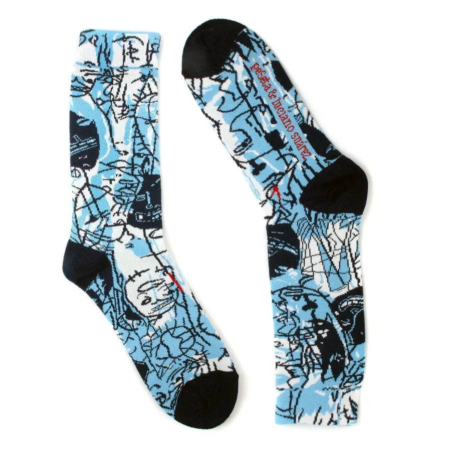 Unisex "Abstract" Socks