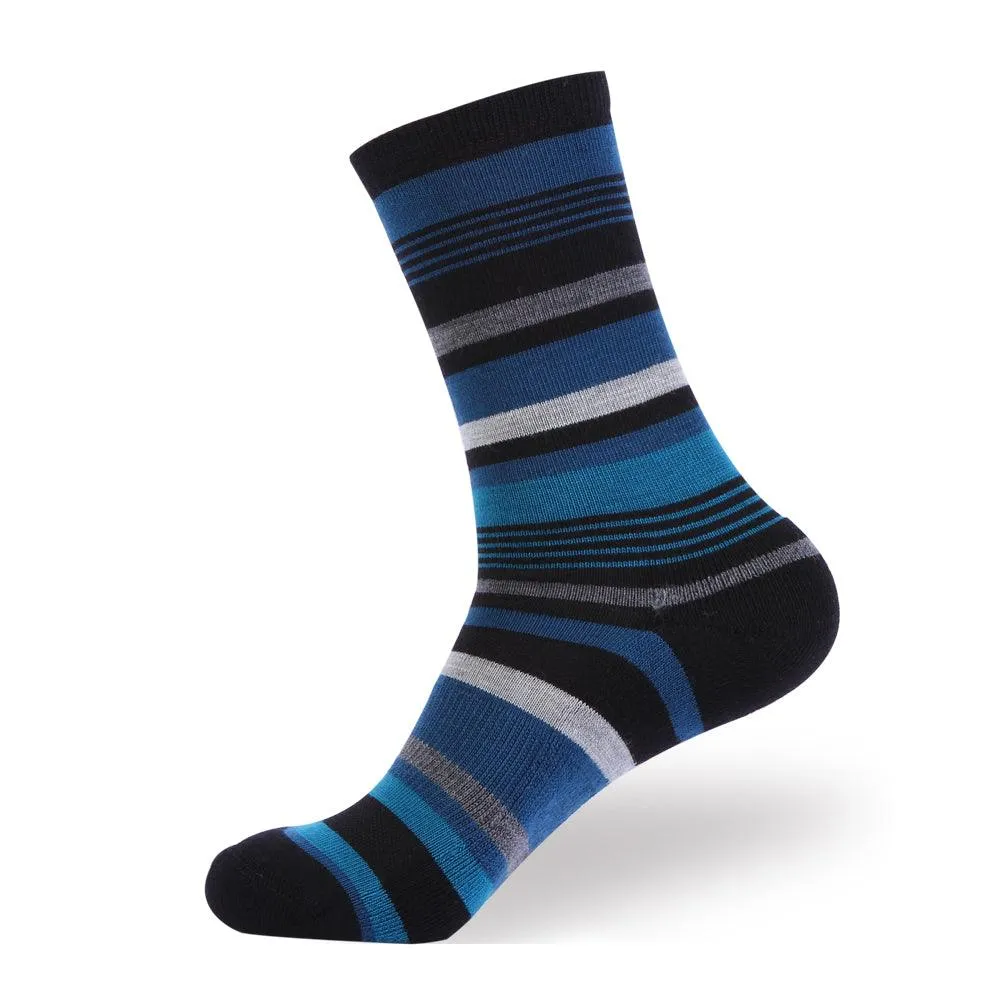 Women's Touch Wear Everyday Blue crew socks 4-packs